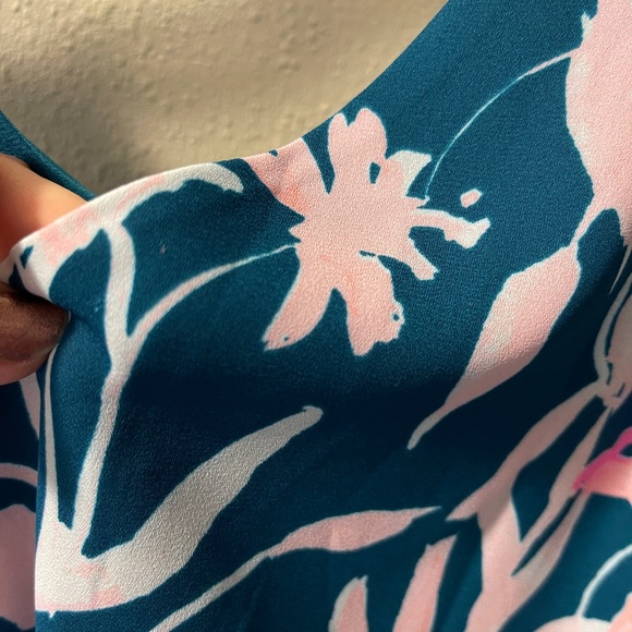 NWT Reversible Lilly Pulitzer Tidal Wave Prime Florin Top Spring Summer Beach - Picture 8 of 14